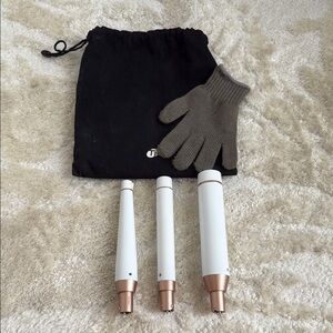 T3 White Curling Wand Trio